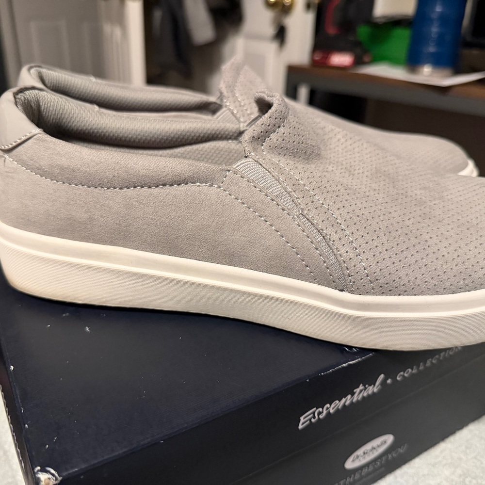 Dr. Scholl's Gray Casual Slip-On Sneakers